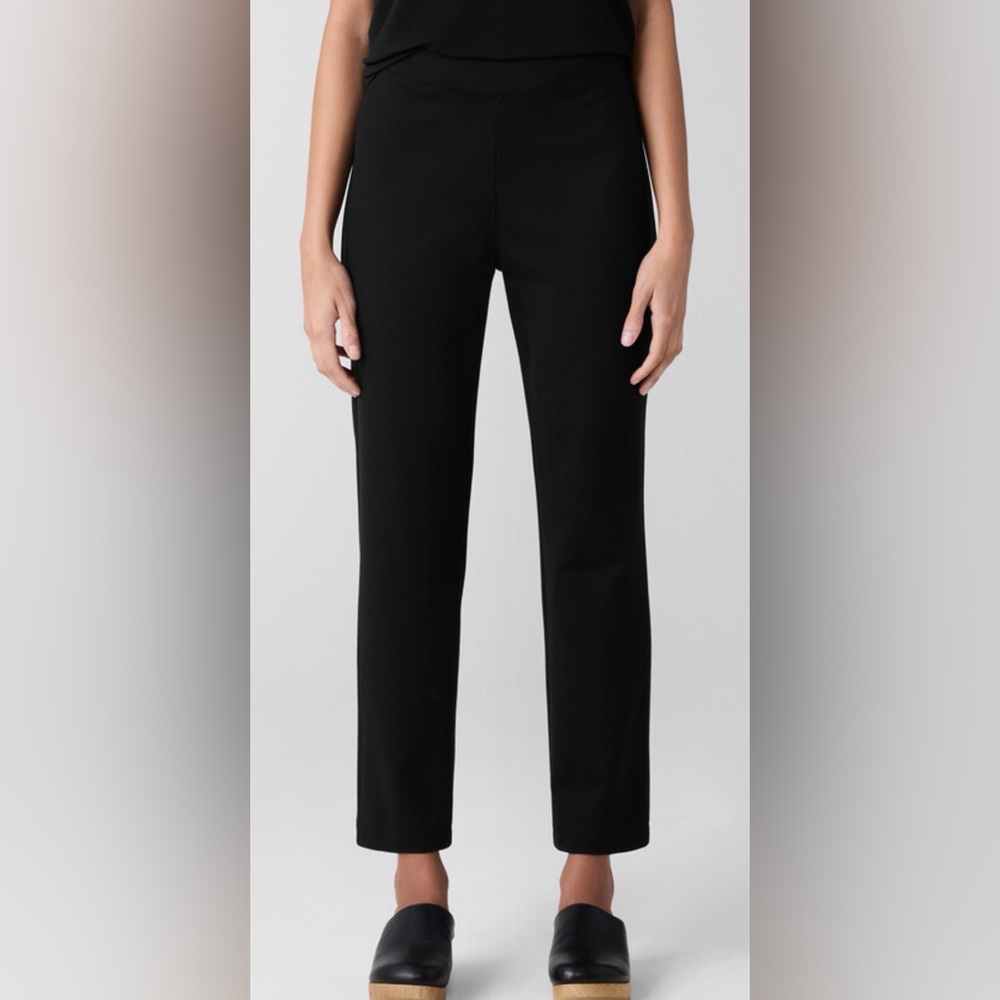 Eileen Fisher Washable Flex Ponte Slim Pant. NWT